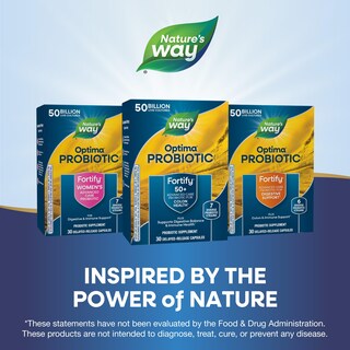 Foto 7 | Probiótico Nature's Way Fortify Optima Adults 50+ 30 Cápsulas - Venta Internacional.