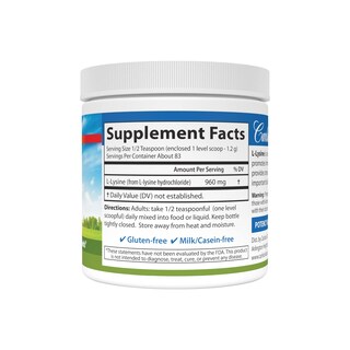 Foto 2 | Suplemento Carlson L-lisina En Polvo 100 G, 960 Mg - Venta Internacional.
