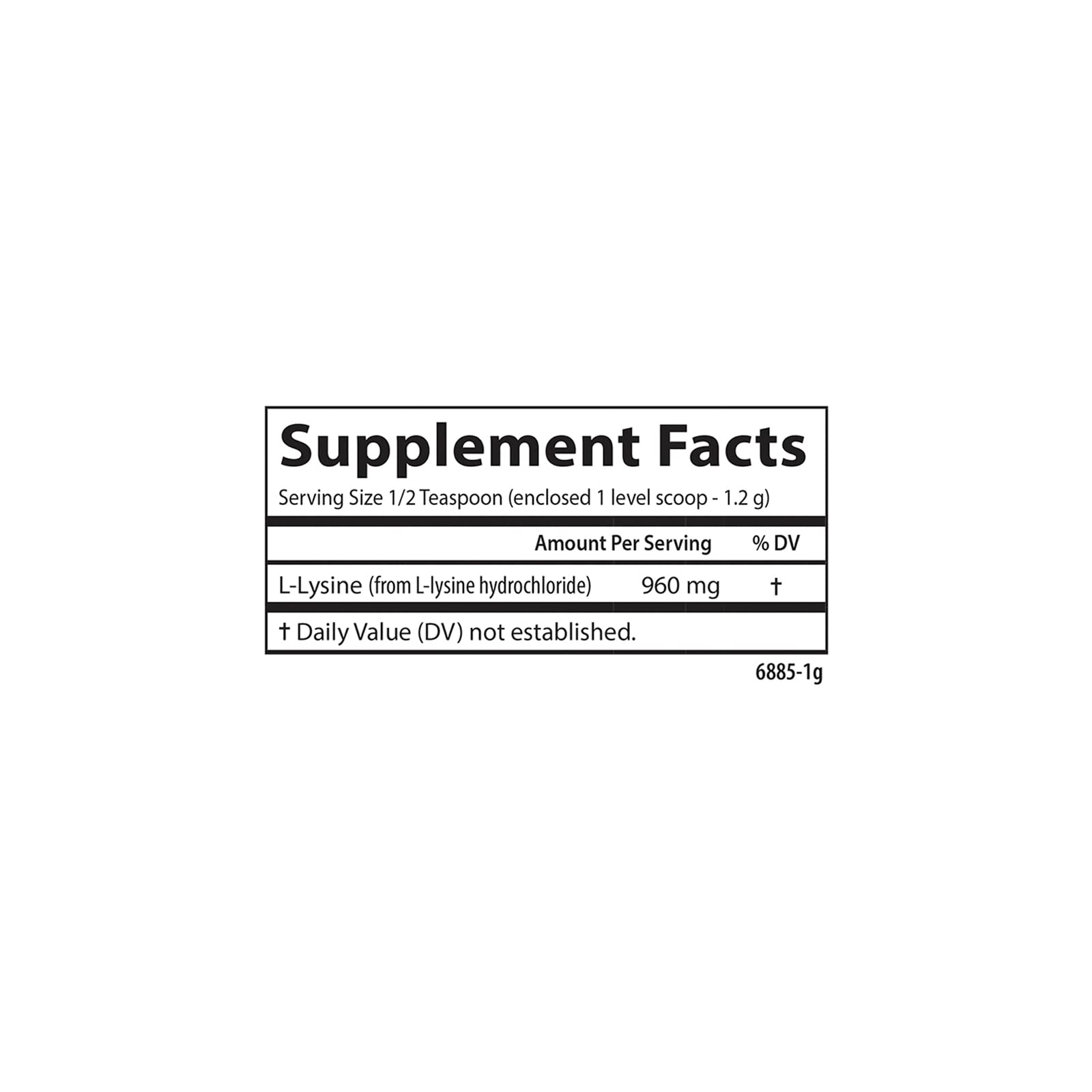 Foto 5 pulgar | Suplemento Carlson L-lisina En Polvo 100 G, 960 Mg - Venta Internacional.