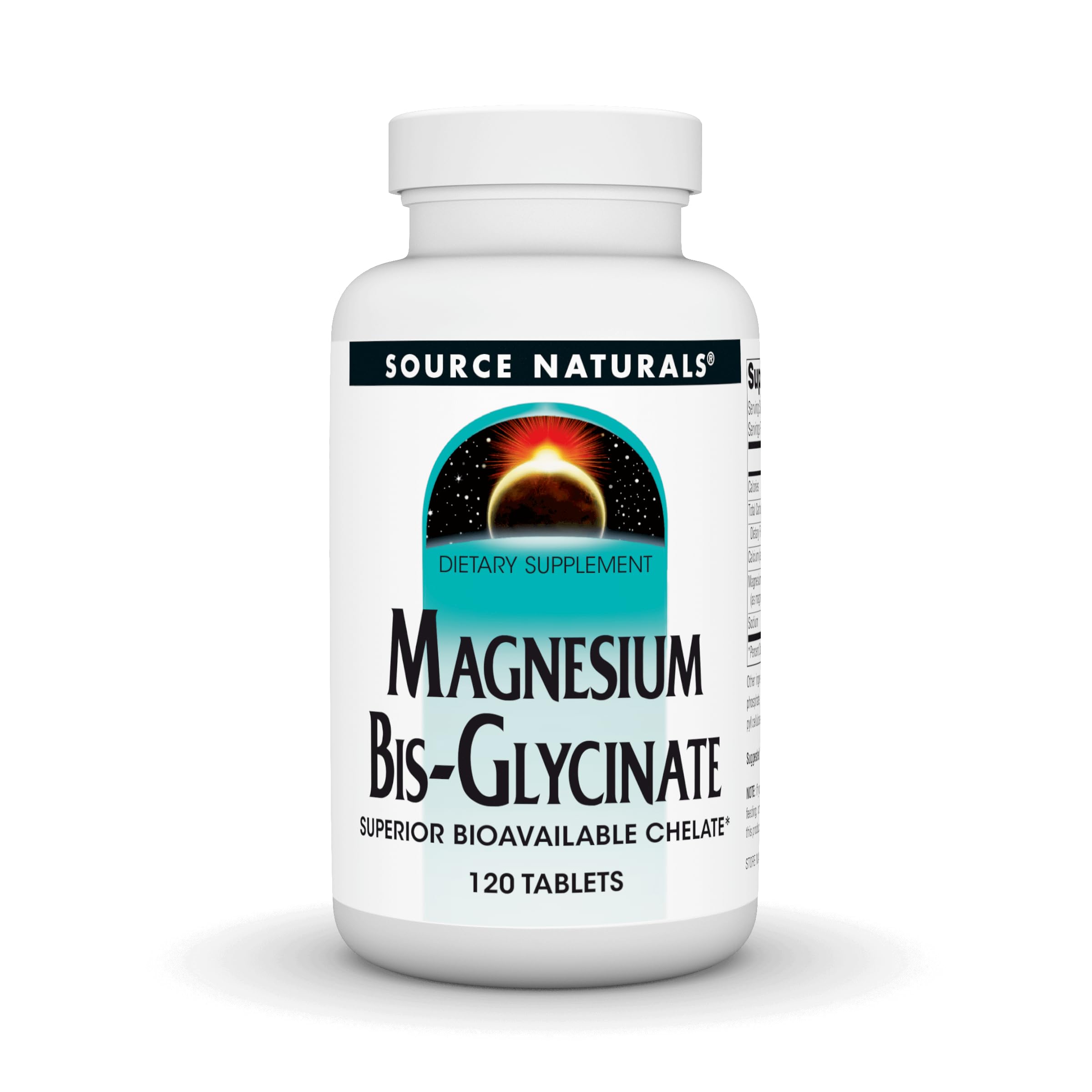 Foto 1 | Supplement Source Naturals Bisglicinato De Magnesio 120 Comprimidos - Venta Internacional.
