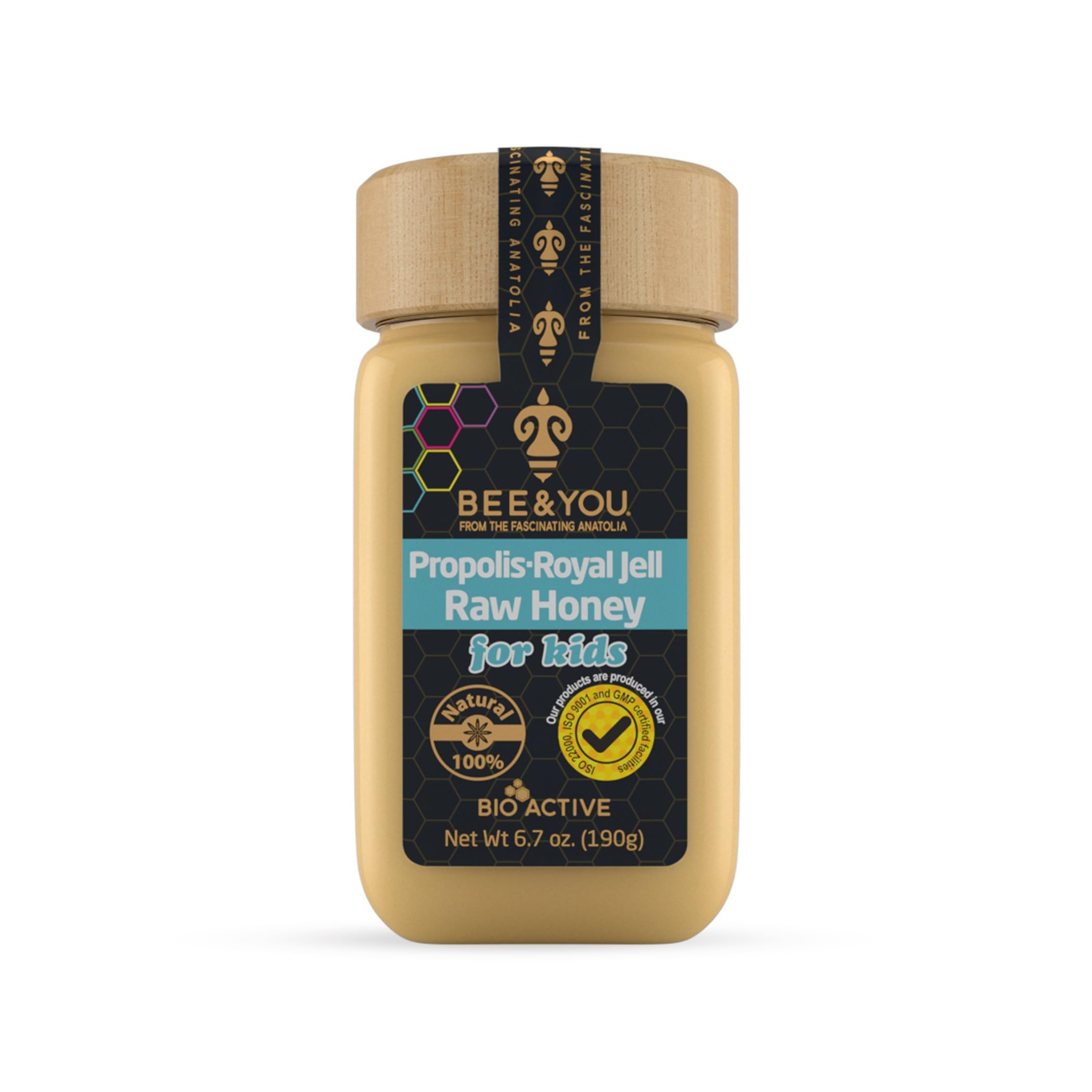 Foto 2 pulgar | Suplemento Bee & You Royal Jelly Raw Honey Kids, 200 Ml - Venta Internacional.