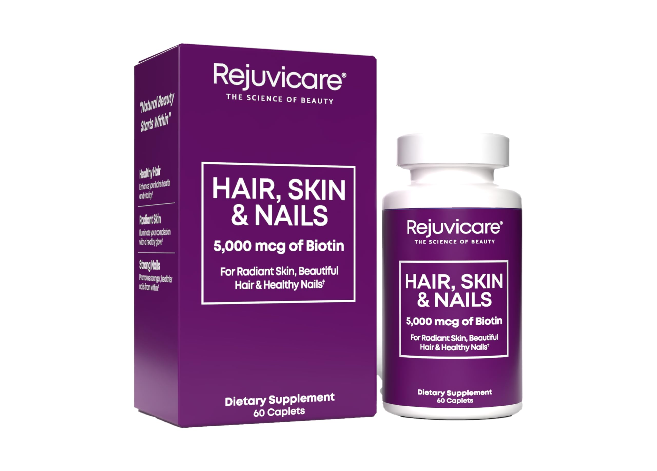 Foto 1 | Suplemento Rejuvicare Para Cabello, Piel Y Uñas, 60 Cápsulas Veganas - Venta Internacional.