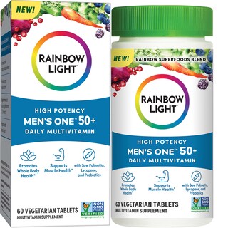 Foto 1 | Multivitamínico Rainbow Light Men 50+ Con Vitamina C, D Y Zinc 60 Comprimidos - Venta Internacional.
