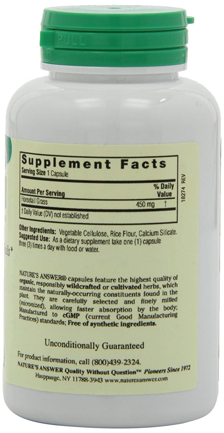 Foto 3 pulgar | Suplemento Nature's Answer Horsetail Herb 90 Cápsulas - Venta Internacional.