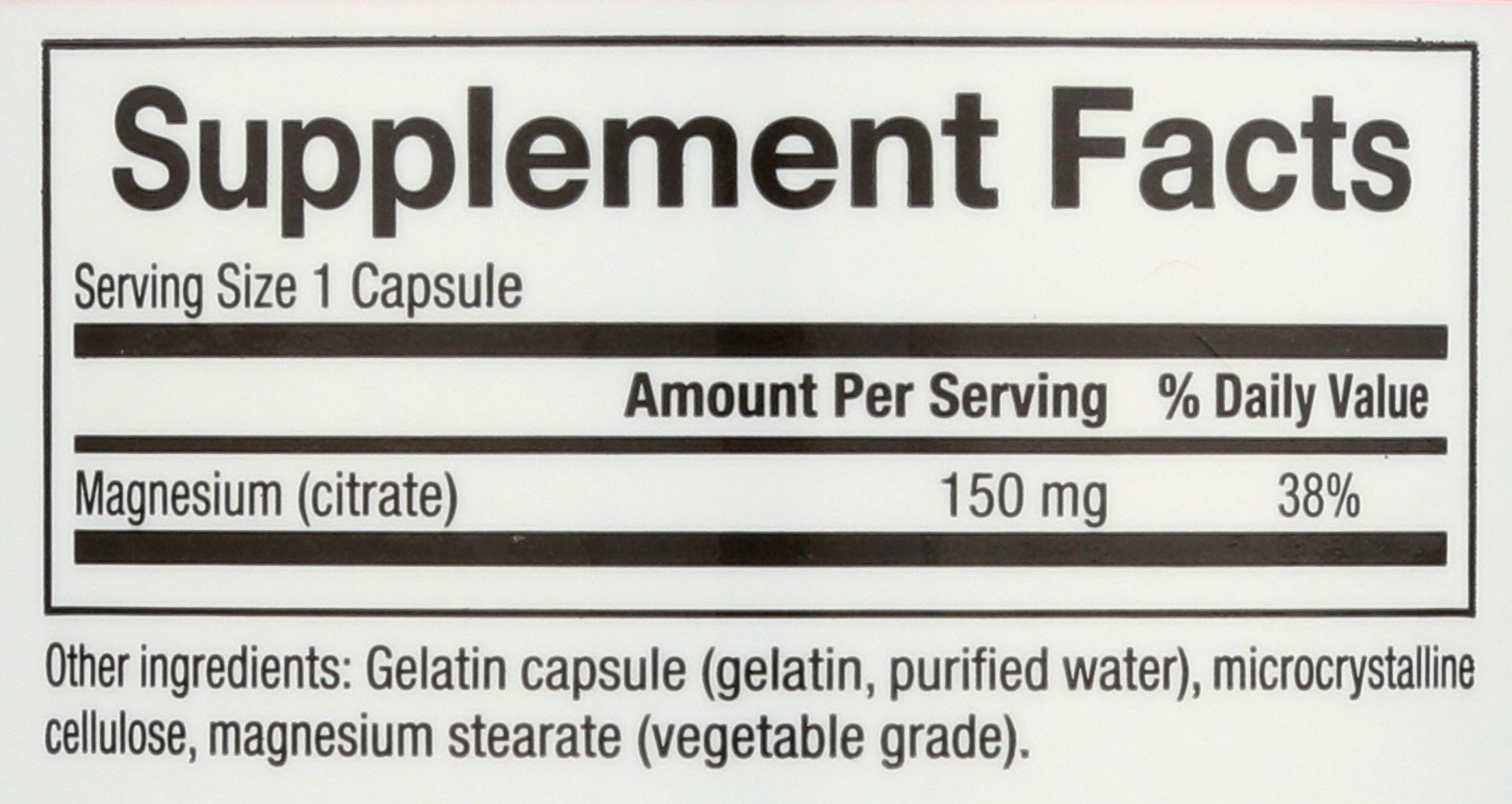 Foto 4 pulgar | Suplemento Natural Factors De Citrato De Magnesio 150 Mg 90 Cápsulas - Venta Internacional.