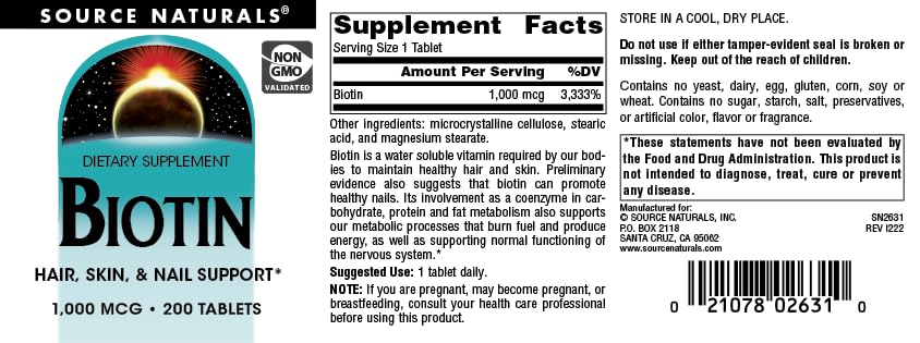 Foto 5 | Suplemento Source Naturals L-triptófano Con Vitamina B-6 1000 Mg - Venta Internacional.