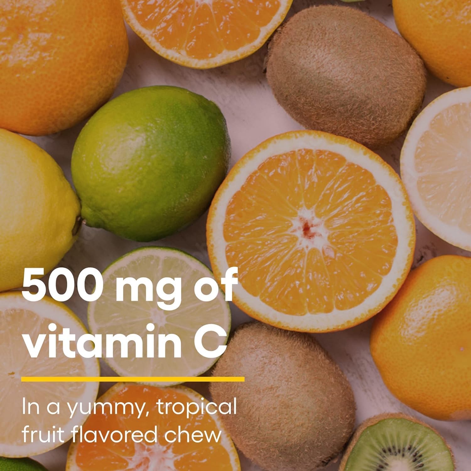 Foto 4 pulgar | Vitamina C Natural Factors Masticable, 500 Mg Para Niños, 180 Unidades - Venta Internacional.