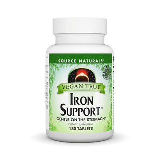 Foto 1 | Supplement Source Naturals Vegan True Iron Support 180 Comprimidos - Venta Internacional.