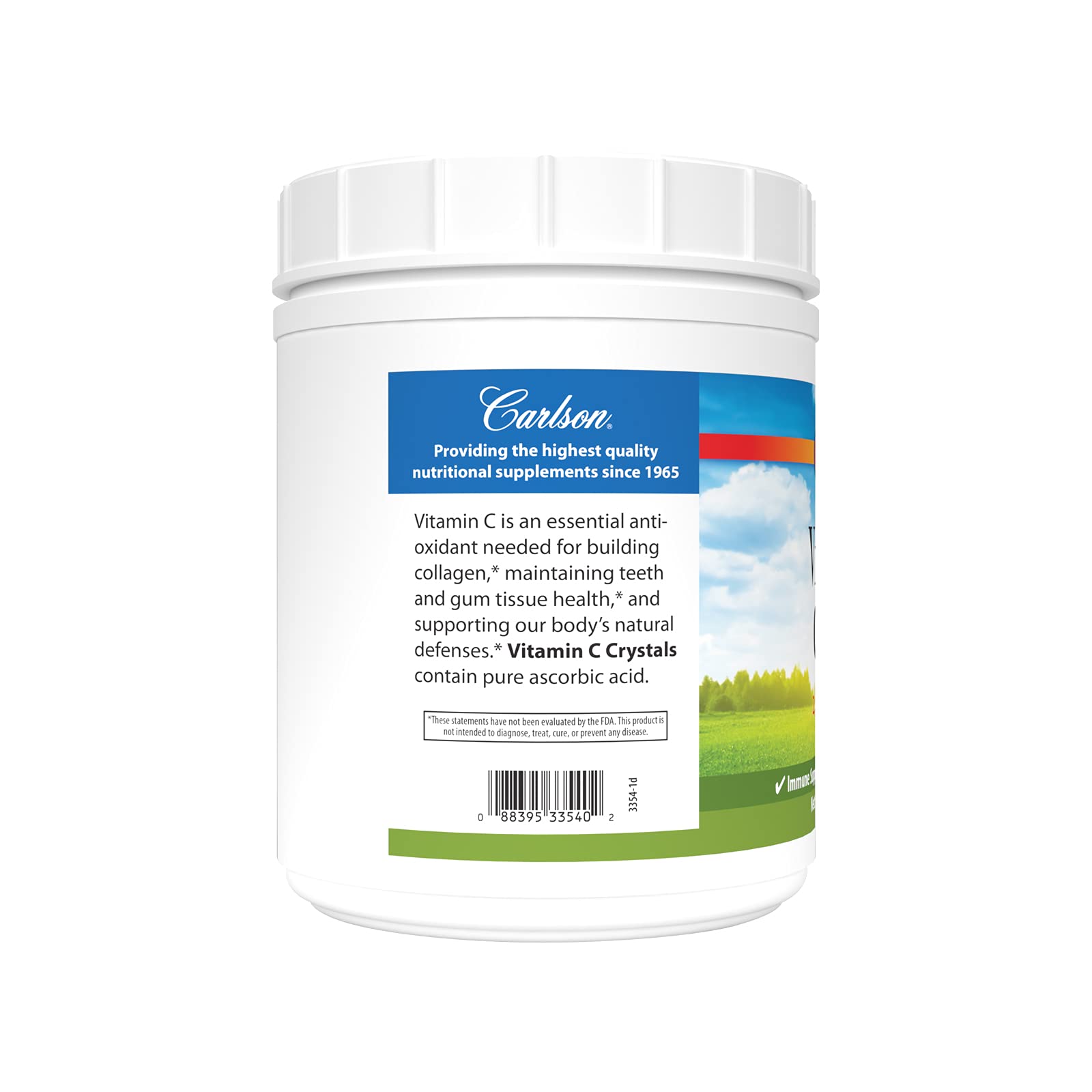 Foto 4 pulgar | Cristales De Vitamina C Carlson, 2000 Mg, Limón Sin Transgénicos, 1 Litro - Venta Internacional.
