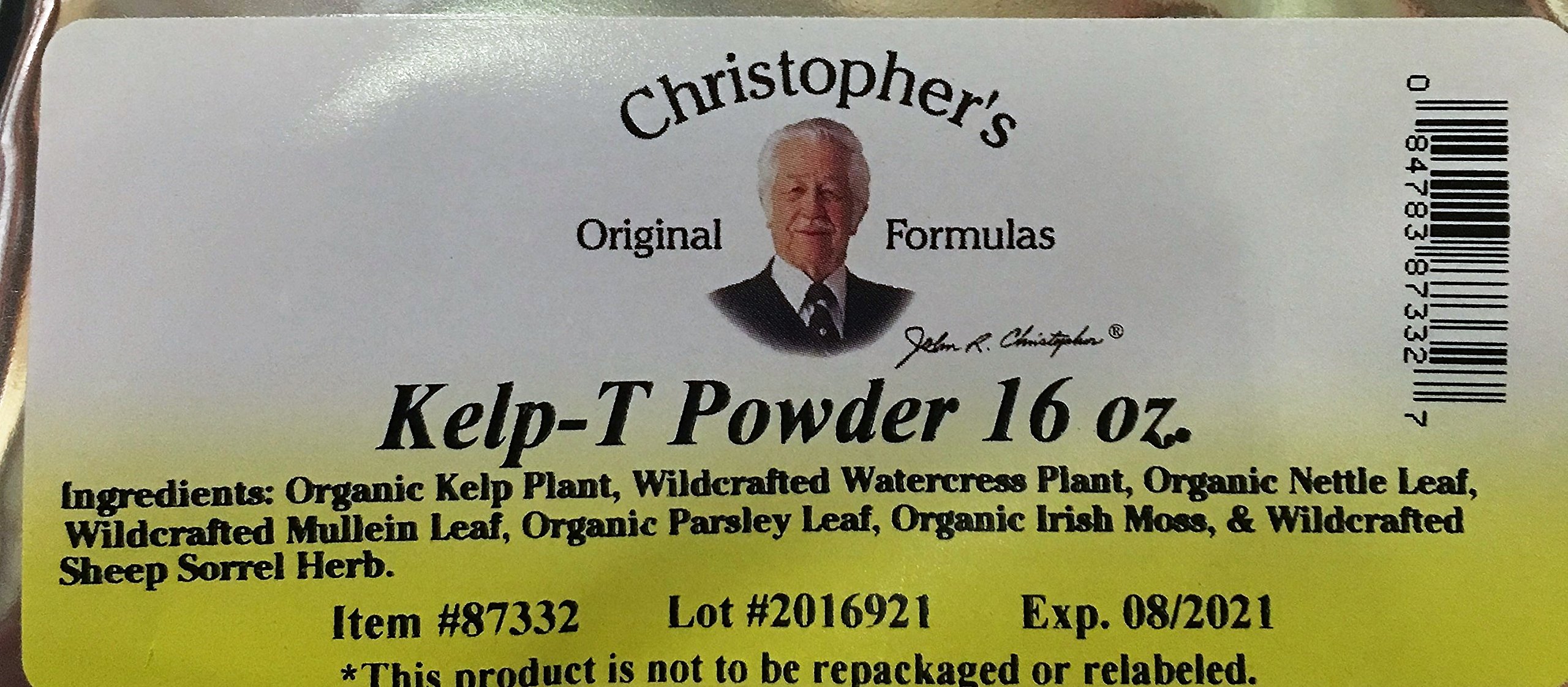 Foto 3 pulgar | Suplemento Kelp-t De Christopher's Original Formulas, 473 Ml - Venta Internacional.
