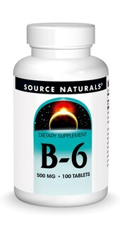 Foto 1 | Suplemento De Vitamina B-6 Source Naturals 500 Mg 100 Comprimidos - Venta Internacional.