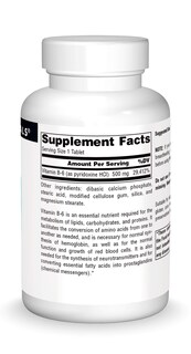 Foto 3 | Suplemento De Vitamina B-6 Source Naturals 500 Mg 100 Comprimidos - Venta Internacional.