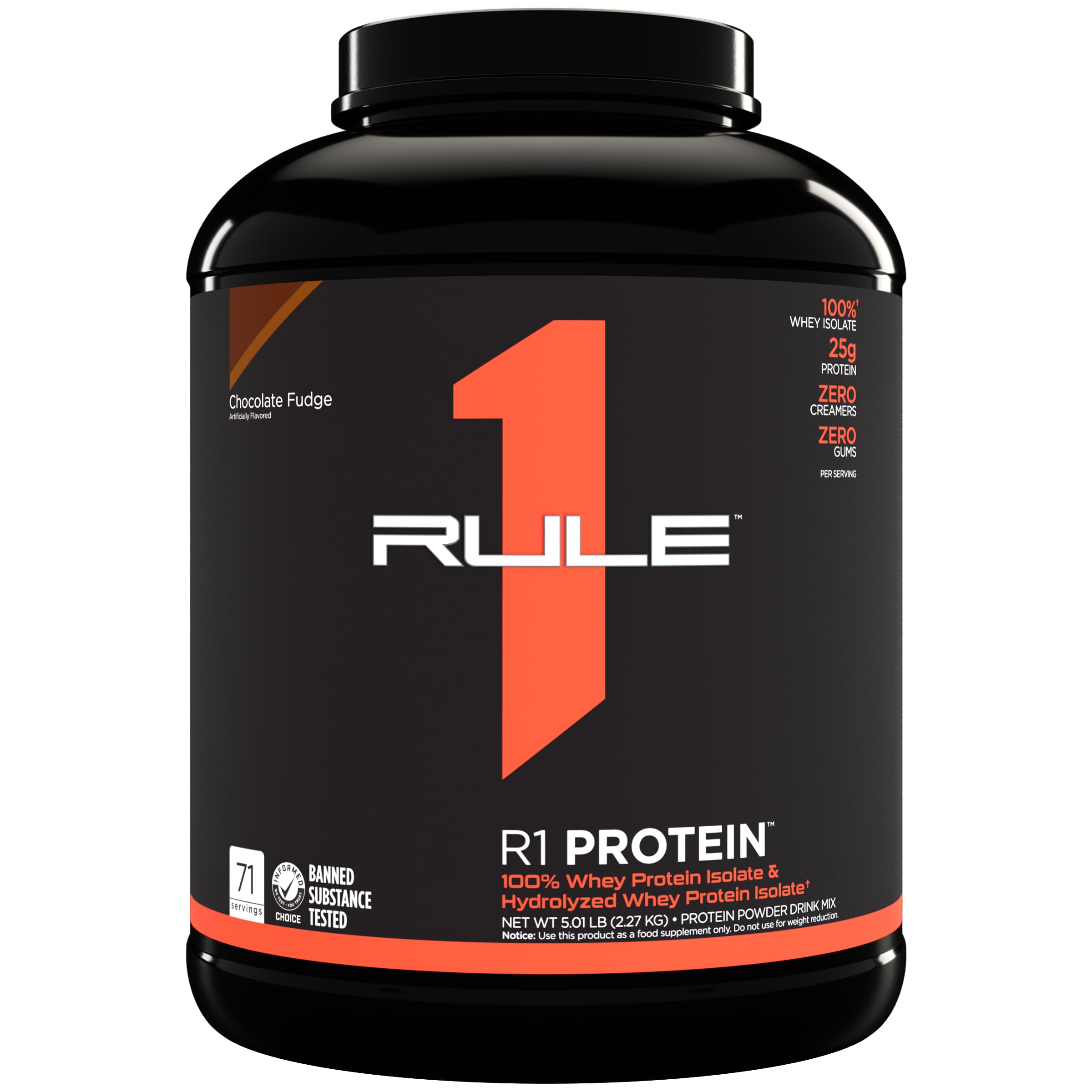 Foto 2 pulgar | Proteína En Polvo Rule One Proteins R1 Protein 2,27 Kg De Chocolate - Venta Internacional.