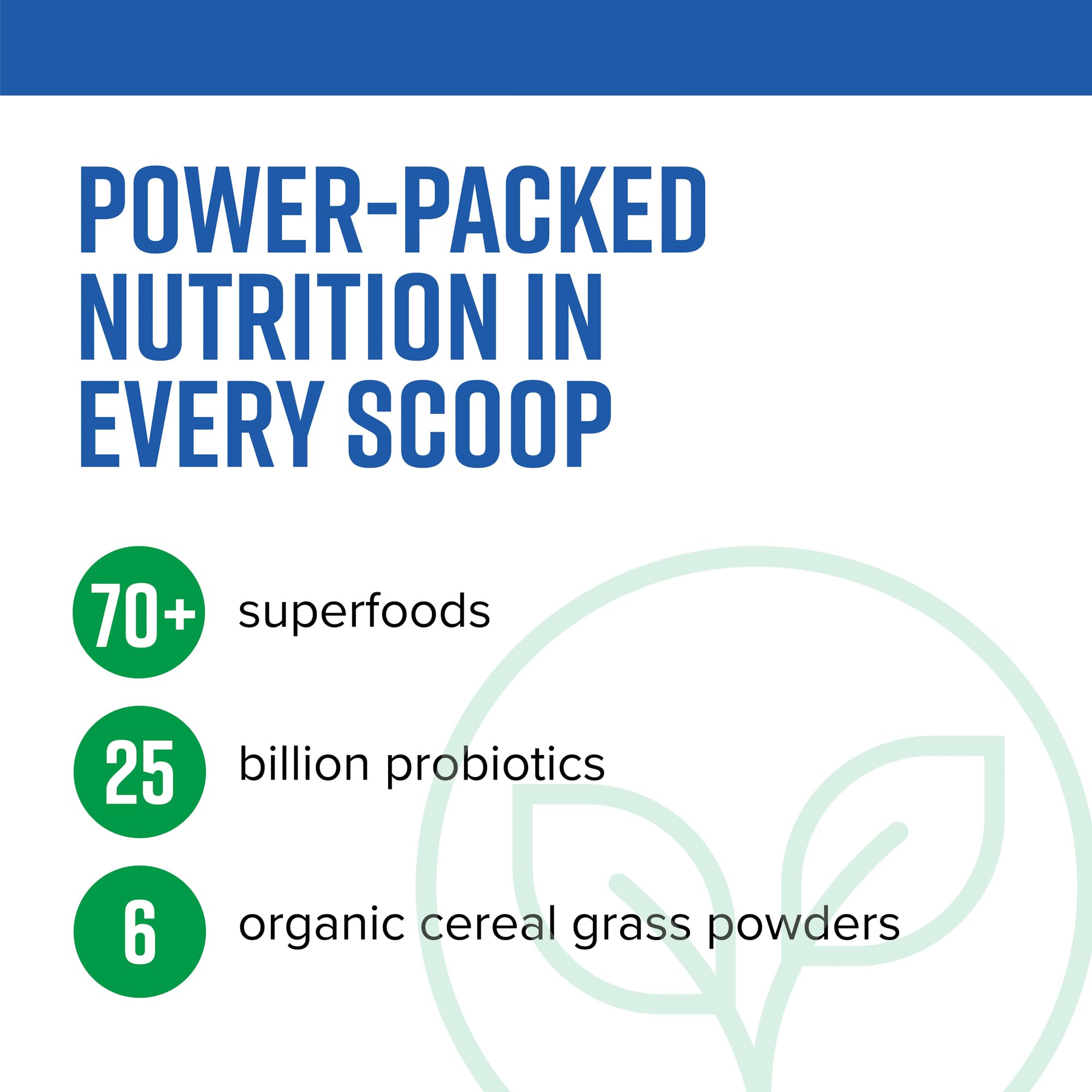 Foto 2 | Superfoods En Polvo Vibrant Health Green Vibrance, 25 Porciones - Venta Internacional.