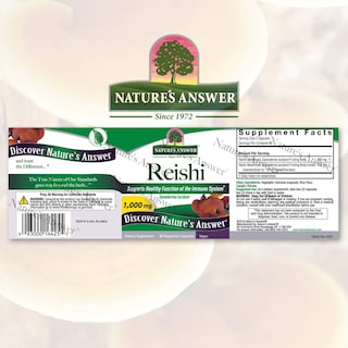 Foto 2 | Suplemento Nature's Answer Reishi Mushroom 60 Cápsulas - Venta Internacional.