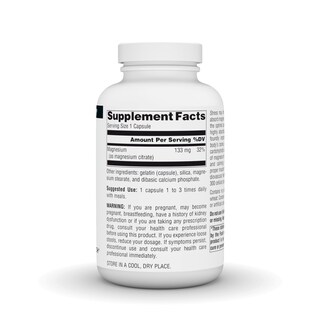 Foto 2 | Citrato De Magnesio Supplement Source Naturals 133 Mg - 180 Cápsulas - Venta Internacional.