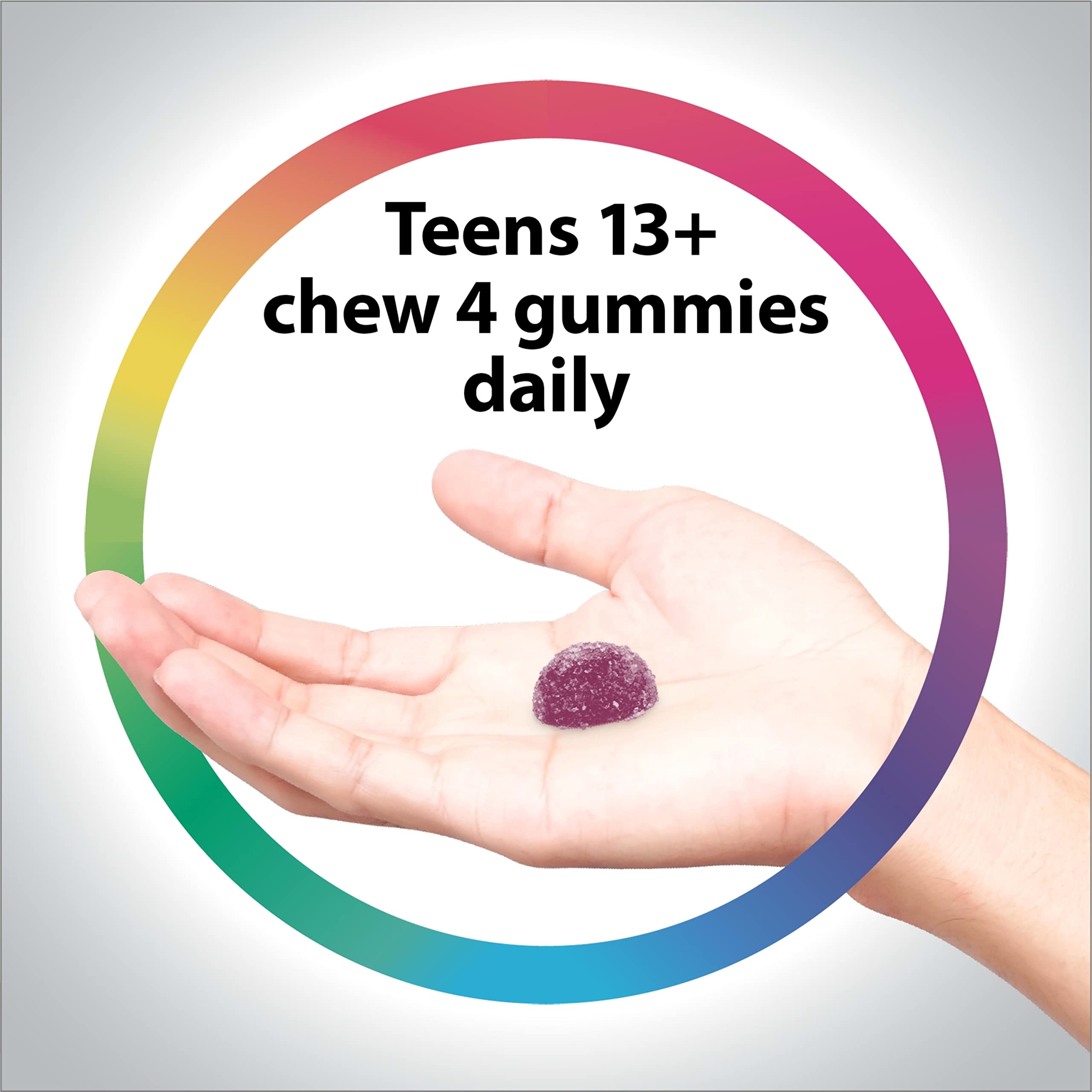 Foto 6 pulgar | Gomitas Multivitamínicas Rainbow Light Teen 120 Blueberry - Venta Internacional.