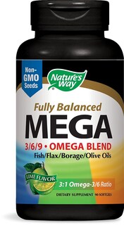 Foto 2 | Suplemento Nature's Way Mega 3/6/9 Omega Blend 1350 Mg 90 Cápsulas Blandas - Venta Internacional.