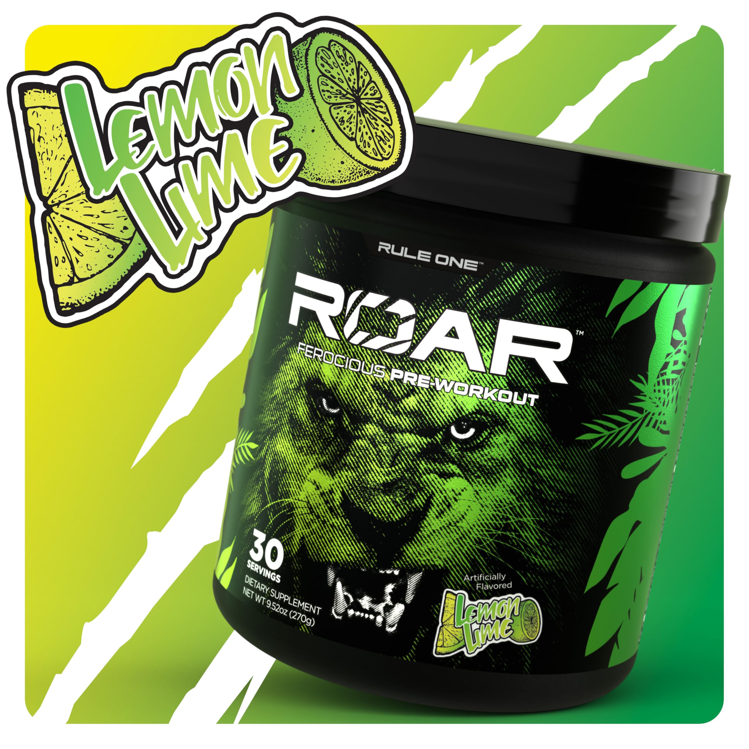 Foto 5 | Polvo Rule 1 R1 Roar Para Antes Del Entrenamiento Con Creatina Y Beta-alanina - Venta Internacional.