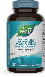 Foto 1 | Suplemento Nature's Way De Calcio-magnesio-zinc 250 Cápsulas - Venta Internacional.