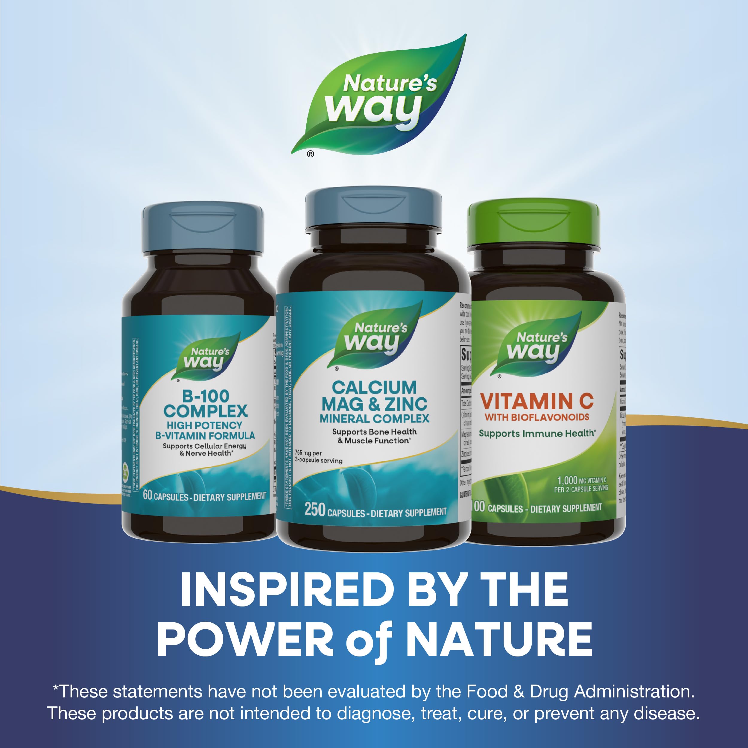 Foto 7 | Suplemento Nature's Way De Calcio-magnesio-zinc 250 Cápsulas - Venta Internacional.