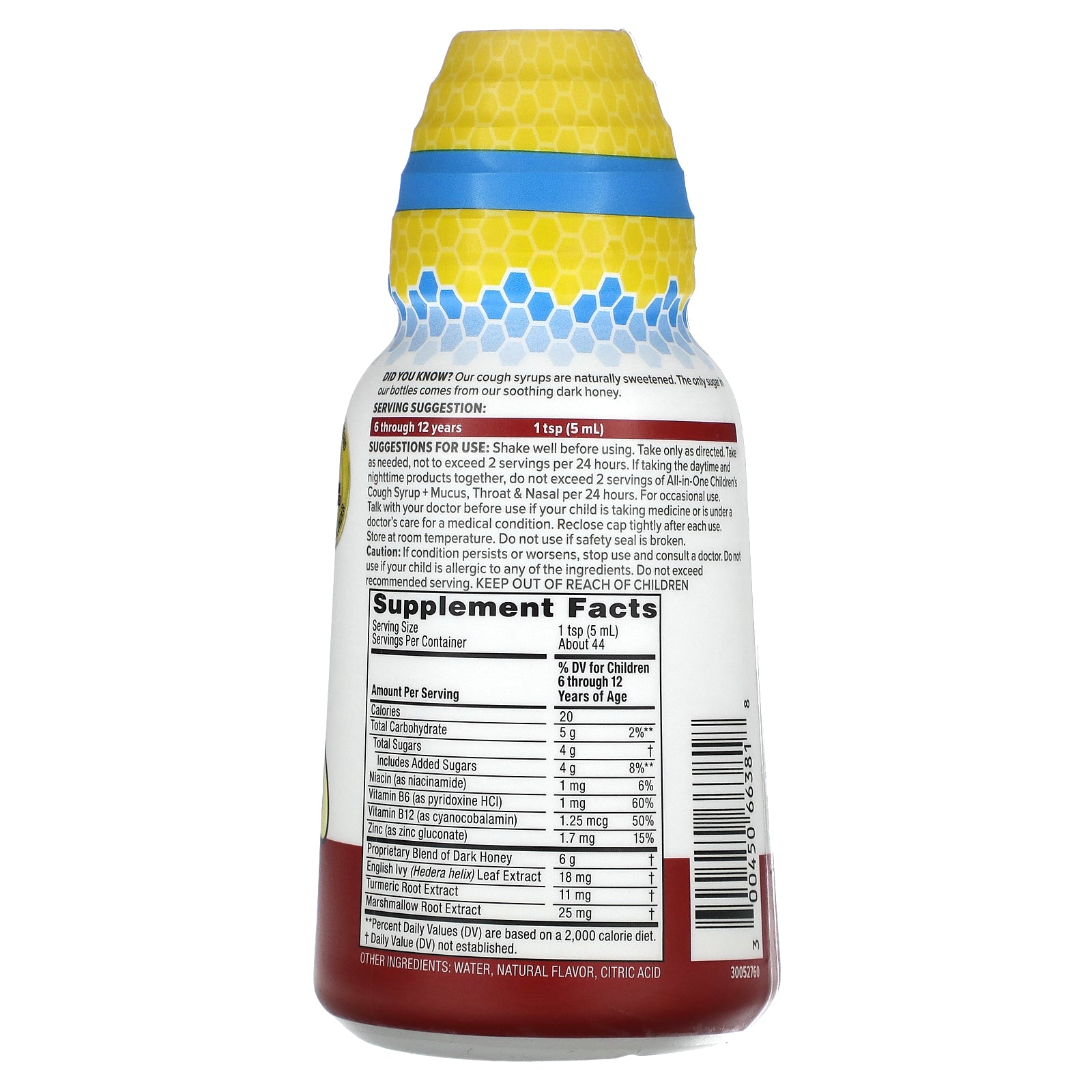 Foto 3 pulgar | Jarabe Para La Tos Zarbee's, Diurno Para Niños De 6 A 12 Años, 236 Ml - Venta Internacional.