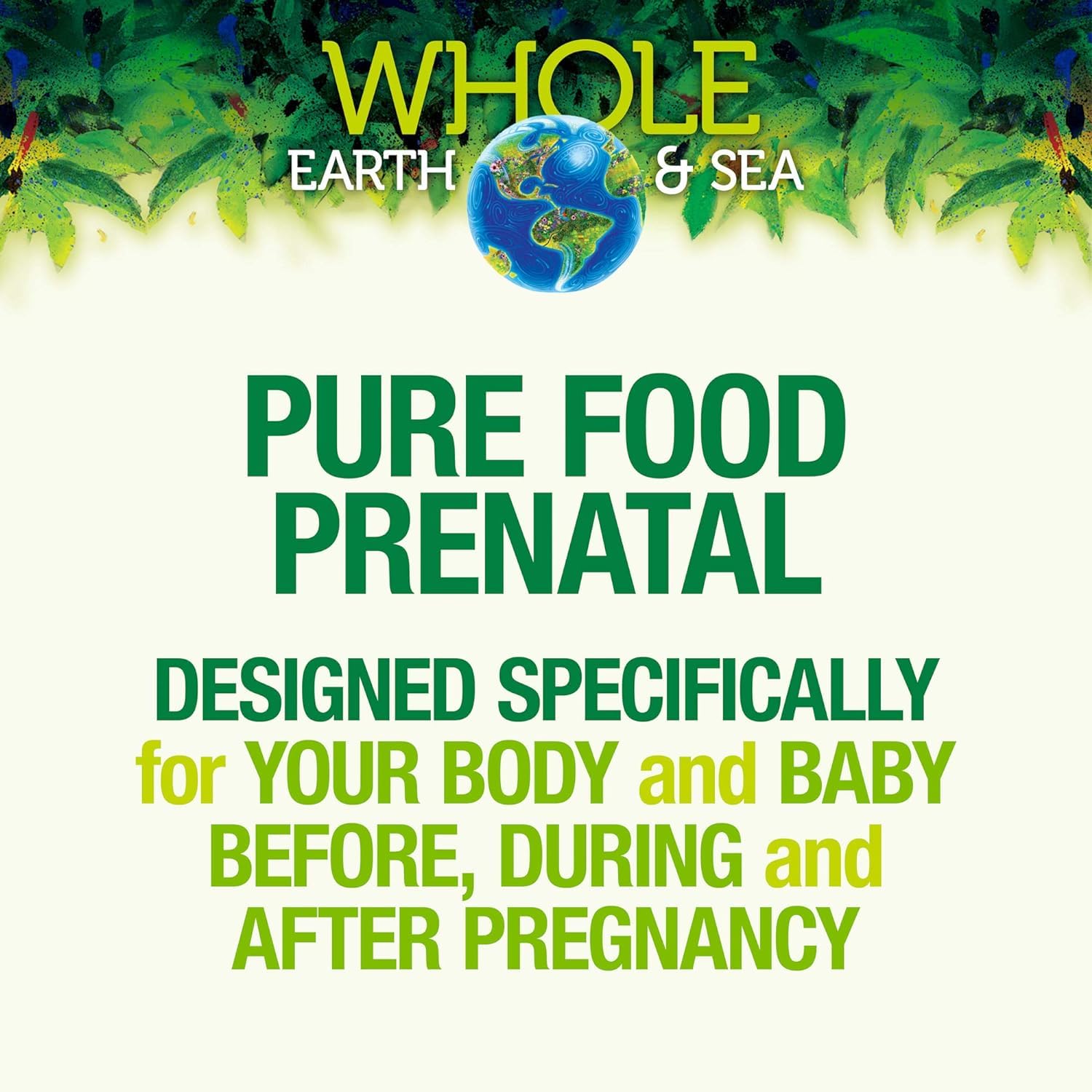 Foto 4 pulgar | Multivitamínico Prenatal Whole Earth & Sea, 60 Comprimidos, Vegano - Venta Internacional.