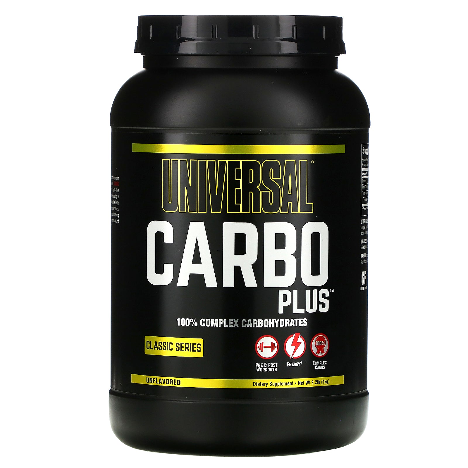Foto 1 | Suplemento Universal Nutrition Carbo Plus, 1 Kg, 100% Carbohidratos - Venta Internacional.