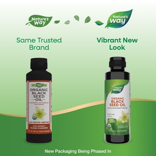 Foto 2 | Suplemento De Aceite De Semillas Negras Orgánico Nature's Way 240 Ml - Venta Internacional.