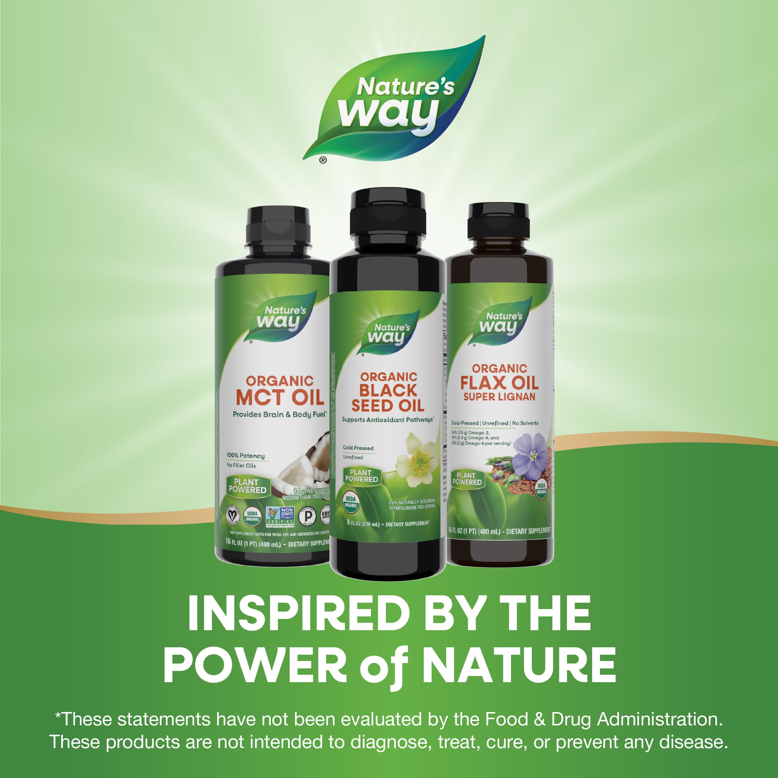 Foto 7 | Suplemento De Aceite De Semillas Negras Orgánico Nature's Way 240 Ml - Venta Internacional.