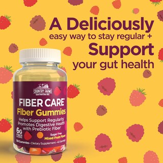 Foto 5 | Suplemento De Gomitas Prebióticas Country Farms Fiber Care 120u - Venta Internacional.
