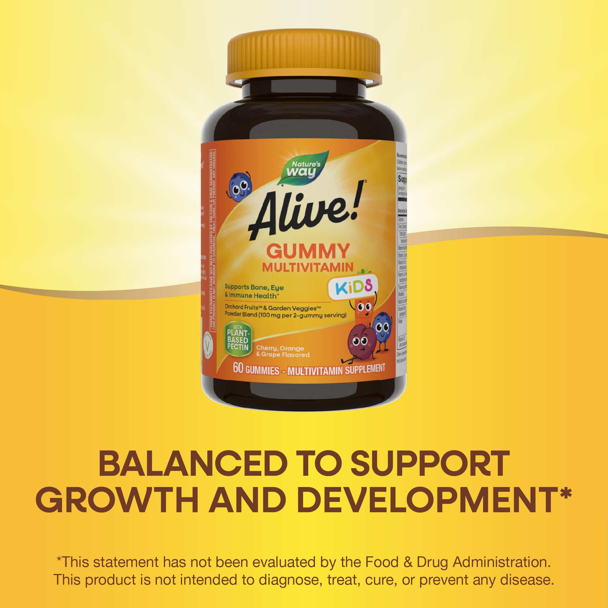 Foto 5 | ¡gominolas Multivitamínicas Nature's Way Alive! ¡niños, 60 Unidades! - Venta Internacional.