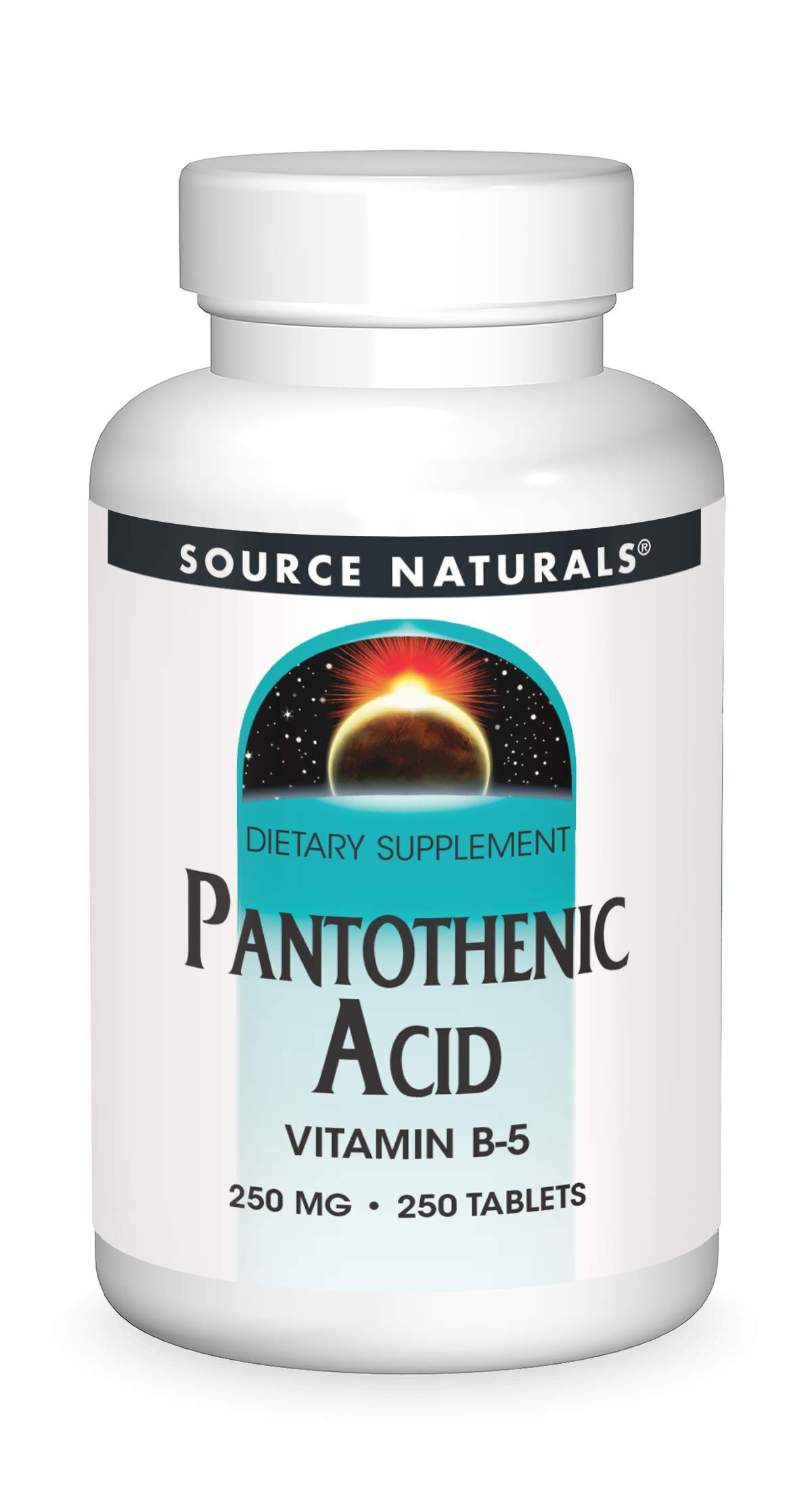 Foto 2 pulgar | Supplement Source Naturals Ácido Pantoténico 250 Mg B-5 250 Comprimidos - Venta Internacional.