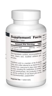 Foto 3 | Supplement Source Naturals Ácido Pantoténico 250 Mg B-5 250 Comprimidos - Venta Internacional.
