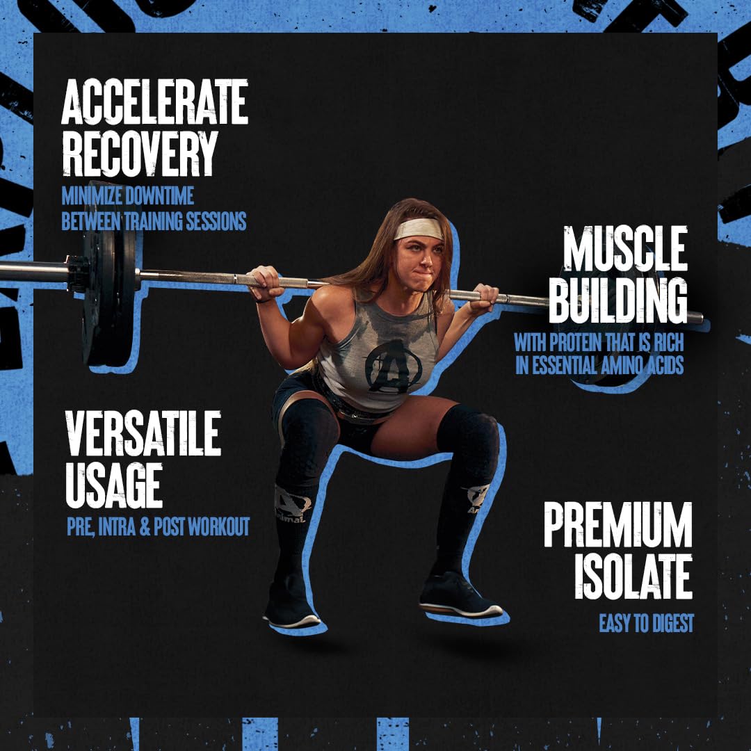 Foto 4 pulgar | Proteína En Polvo Animal Clear Whey Isolate Blueberry Acai 500 G - Venta Internacional.