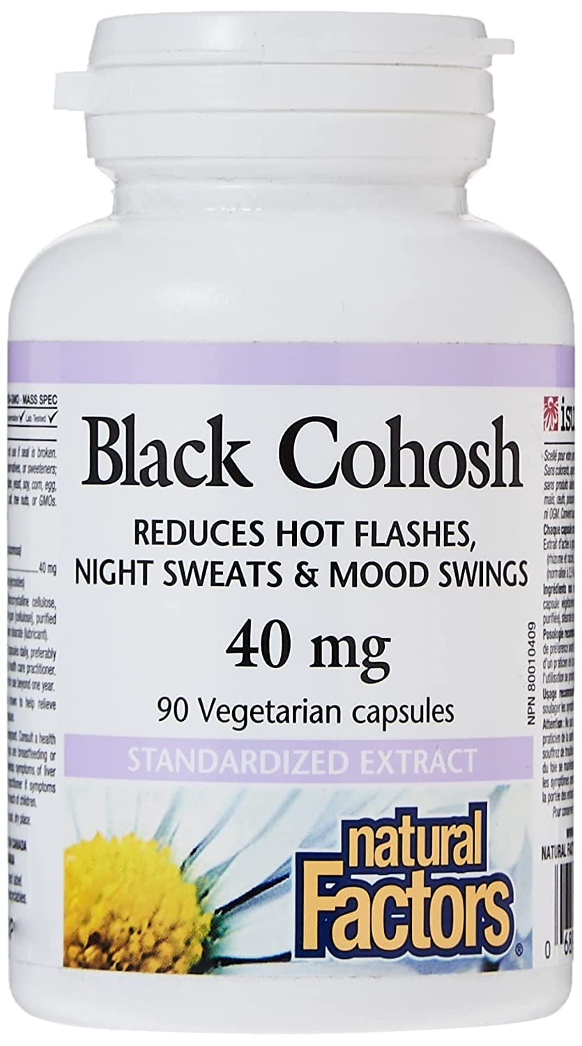 Foto 2 pulgar | Suplemento Natural Factors Black Cohosh 40 Mg 90 Cápsulas - Venta Internacional.