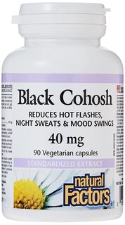 Foto 1 | Suplemento Natural Factors Black Cohosh 40 Mg 90 Cápsulas - Venta Internacional.