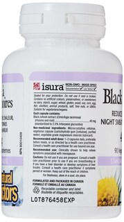 Foto 3 | Suplemento Natural Factors Black Cohosh 40 Mg 90 Cápsulas - Venta Internacional.