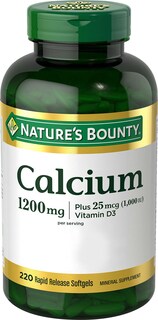 Foto 1 | Complementa Nature's Bounty Calcium 1200 Mg Con 1000 Ui De Vitamina D3 - Venta Internacional.