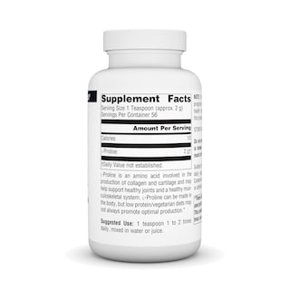 Foto 2 | Polvo De L-prolina Supplement Source Naturals, 120 Ml - Venta Internacional.