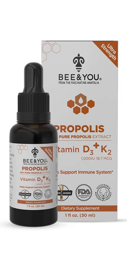 Foto 2 pulgar | Suplemento De Extracto De Propóleo Bee & You Con Vitamina D3 K2 30 Ml - Venta Internacional.