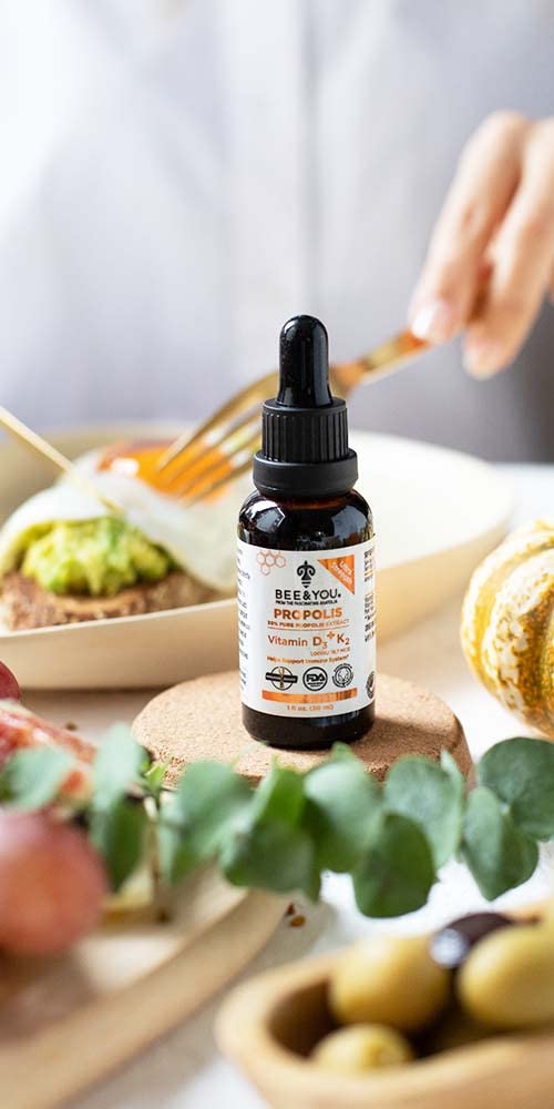 Foto 2 | Suplemento De Extracto De Propóleo Bee & You Con Vitamina D3 K2 30 Ml - Venta Internacional.
