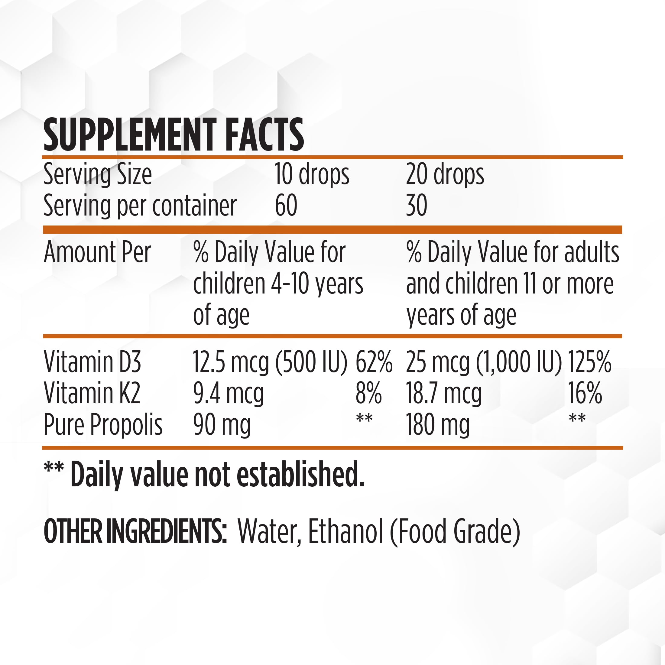 Foto 5 pulgar | Suplemento De Extracto De Propóleo Bee & You Con Vitamina D3 K2 30 Ml - Venta Internacional.