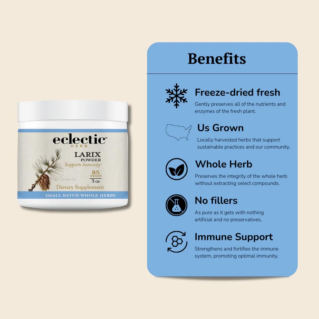 Foto 6 pulgar | Suplemento Eclectic Institute Larix Immune Support 355 Ml - Venta Internacional.