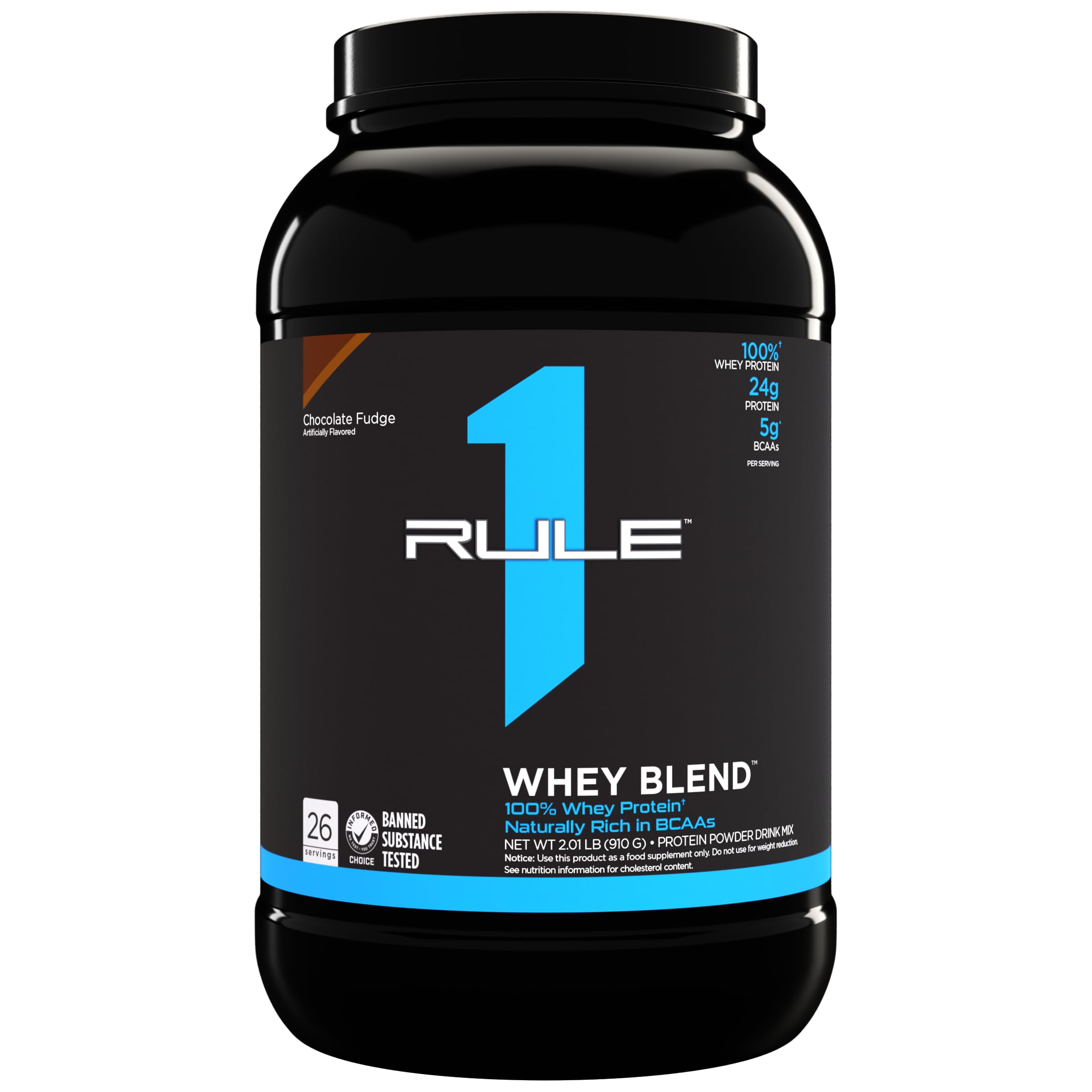 Foto 2 pulgar | Whey Protein Rule 1 Whey Protein Chocolate Fudge 907 G - Venta Internacional.