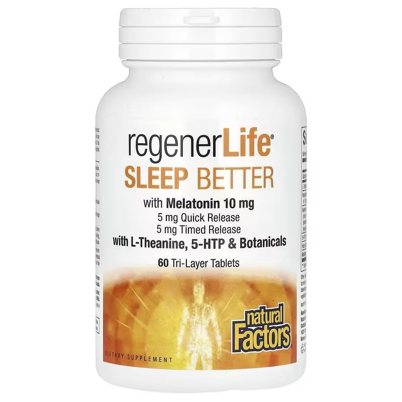 Foto 3 pulgar | Complementa Los Factores Naturales Regenerlife  Sleep Better 60 Comprimidos - Venta Internacional.