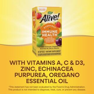 Foto 3 | ¡complementa Nature's Way Alive! Everyday Immune Health 30 Cápsulas Blandas - Venta Internacional.