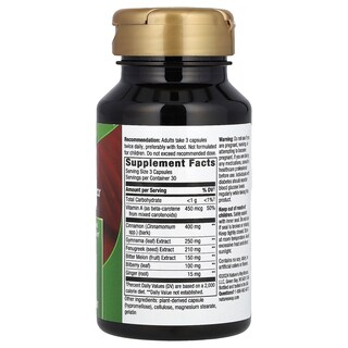 Foto 2 | Suplemento Nature's Way Blood Sugar Support 90 Cápsulas - Venta Internacional.