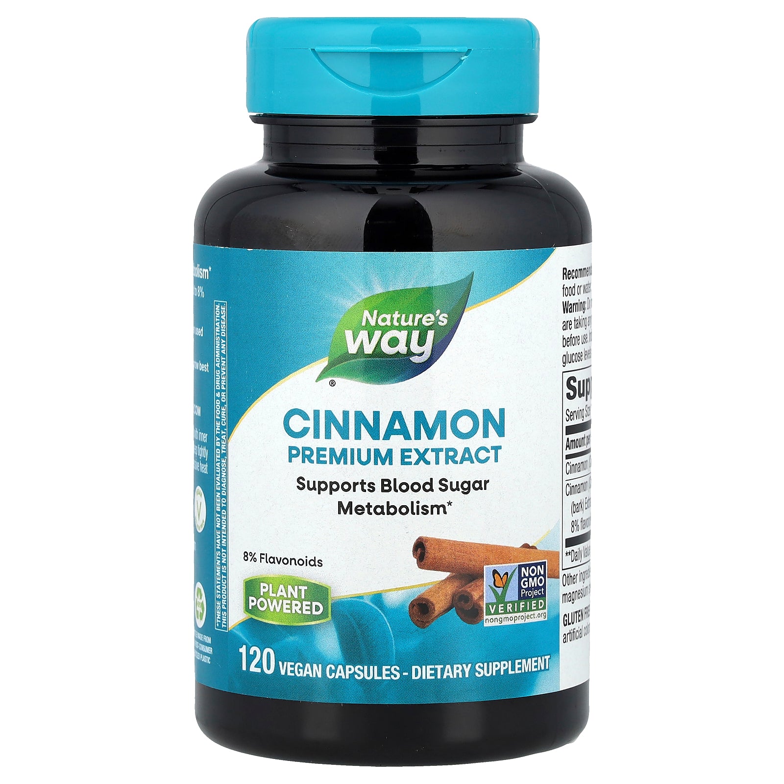 Foto 1 | Suplemento Nature's Way Con Extracto Premium De Canela, 120 Cápsulas Veganas - Venta Internacional.