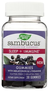 Foto 1 | Gomitas Nature's Way Sambucus Elderberry Sleep + Immune, 30 Unidades - Venta Internacional.